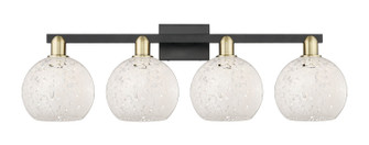 Arcadia Four Light Bath Vanity in Black Antique Brass (405|716-4W-BAB-G1216-8WM)