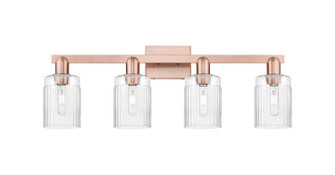 Arcadia Four Light Bath Vanity in Antique Copper (405|716-4W-AC-G342)