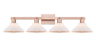 Arcadia Four Light Bath Vanity in Antique Copper (405|716-4W-AC-G131)
