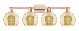Arcadia Four Light Bath Vanity in Antique Copper (405|716-4W-AC-G128-8)