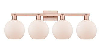 Arcadia Four Light Bath Vanity in Antique Copper (405|716-4W-AC-G121-8)