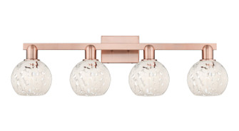 Arcadia Four Light Bath Vanity in Antique Copper (405|716-4W-AC-G1216-6WM)
