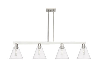 Arcadia Four Light Island Pendant in Brushed Satin Nickel (405|716-4I-SN-GBC-82)