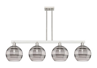 Arcadia Four Light Island Pendant in Brushed Satin Nickel (405|716-4I-SN-G556-10SM)