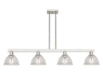 Arcadia Four Light Island Pendant in Brushed Satin Nickel (405|716-4I-SN-G422)