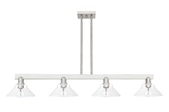 Arcadia Four Light Island Pendant in Brushed Satin Nickel (405|716-4I-SN-G132)