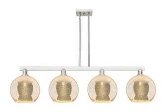 Arcadia Four Light Island Pendant in Brushed Satin Nickel (405|716-4I-SN-G128-10)