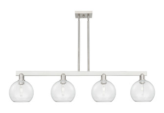 Arcadia Four Light Island Pendant in Brushed Satin Nickel (405|716-4I-SN-G122-8)