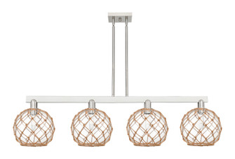 Arcadia Four Light Island Pendant in Brushed Satin Nickel (405|716-4I-SN-G122-10RB)