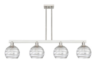 Arcadia Four Light Island Pendant in Brushed Satin Nickel (405|716-4I-SN-G1213-8CL)