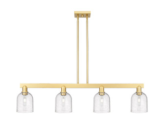Arcadia Four Light Island Pendant in Satin Gold (405|716-4I-SG-G558-6SDY)