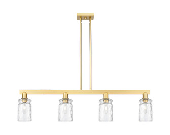 Arcadia Four Light Island Pendant in Satin Gold (405|716-4I-SG-G352)