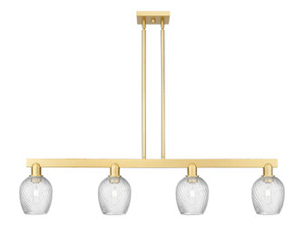 Arcadia Four Light Island Pendant in Satin Gold (405|716-4I-SG-G292)