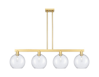 Arcadia Four Light Island Pendant in Satin Gold (405|716-4I-SG-G124-10)