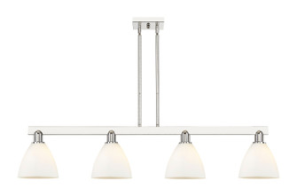 Arcadia Four Light Island Pendant in Polished Nickel (405|716-4I-PN-GBD-751)
