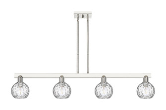 Arcadia Four Light Island Pendant in Polished Nickel (405|716-4I-PN-G1215-6)