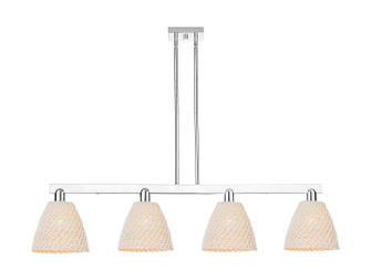 Arcadia Four Light Island Pendant in Polished Chrome (405|716-4I-PC-NBD-9-NAT)
