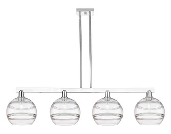 Arcadia Four Light Island Pendant in Polished Chrome (405|716-4I-PC-G556-10CL)