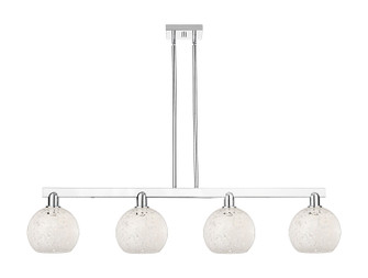 Arcadia Four Light Island Pendant in Polished Chrome (405|716-4I-PC-G1216-8WM)