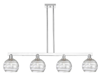 Arcadia Four Light Island Pendant in Polished Chrome (405|716-4I-PC-G1213-8CL)