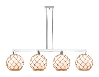 Arcadia Four Light Island Pendant in Polished Chrome (405|716-4I-PC-G121-10RB)