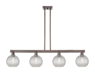 Arcadia Four Light Island Pendant in Oil Rubbed Bronze (405|716-4I-OB-G122C-8CL)