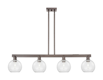 Arcadia Four Light Island Pendant in Oil Rubbed Bronze (405|716-4I-OB-G122-8)