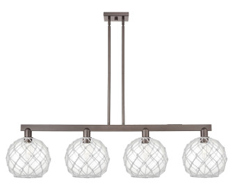 Arcadia Four Light Island Pendant in Oil Rubbed Bronze (405|716-4I-OB-G122-10RW)