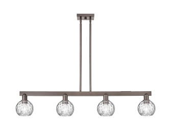 Arcadia Four Light Island Pendant in Oil Rubbed Bronze (405|716-4I-OB-G1215-6)