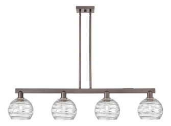 Arcadia Four Light Island Pendant in Oil Rubbed Bronze (405|716-4I-OB-G1213-8CL)
