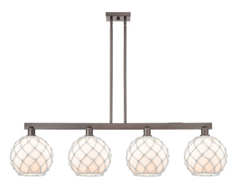 Arcadia Four Light Island Pendant in Oil Rubbed Bronze (405|716-4I-OB-G121-10RW)