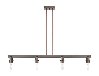 Arcadia Four Light Linear Pendant in Oil Rubbed Bronze (405|716-4I-OB)