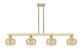 Arcadia Four Light Island Pendant in Champagne Bronze (405|716-4I-CB-G96)