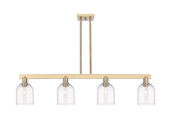 Arcadia Four Light Island Pendant in Champagne Bronze (405|716-4I-CB-G558-6CL)