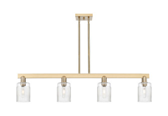 Arcadia Four Light Island Pendant in Champagne Bronze (405|716-4I-CB-G342)