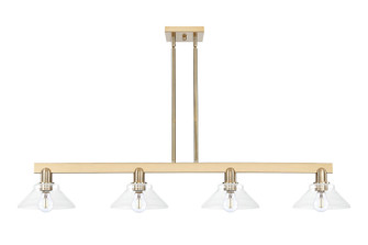 Arcadia Four Light Island Pendant in Champagne Bronze (405|716-4I-CB-G132)