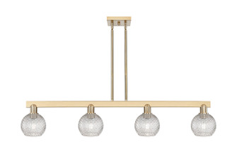 Arcadia Four Light Island Pendant in Champagne Bronze (405|716-4I-CB-G122C-6CL)