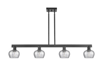 Arcadia Four Light Island Pendant in Matte Black (405|716-4I-BK-G93)