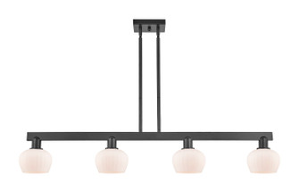 Arcadia Four Light Island Pendant in Matte Black (405|716-4I-BK-G91)
