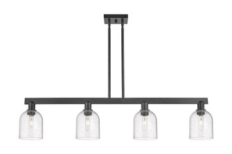 Arcadia Four Light Island Pendant in Matte Black (405|716-4I-BK-G558-6SDY)