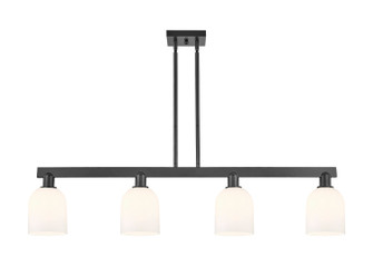 Arcadia Four Light Island Pendant in Matte Black (405|716-4I-BK-G558-6GWH)