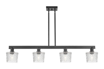 Arcadia Four Light Island Pendant in Matte Black (405|716-4I-BK-G402)