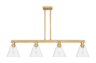 Arcadia Four Light Island Pendant in Brushed Brass (405|716-4I-BB-GBC-82)