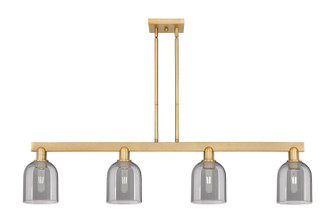 Arcadia Four Light Island Pendant in Brushed Brass (405|716-4I-BB-G558-6SM)