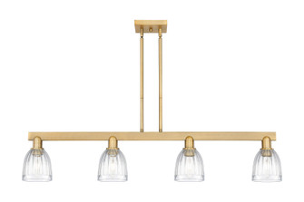 Arcadia Four Light Island Pendant in Brushed Brass (405|716-4I-BB-G442)