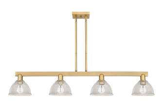 Arcadia Four Light Island Pendant in Brushed Brass (405|716-4I-BB-G422)