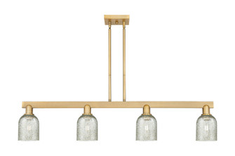 Arcadia Four Light Island Pendant in Brushed Brass (405|716-4I-BB-G259)