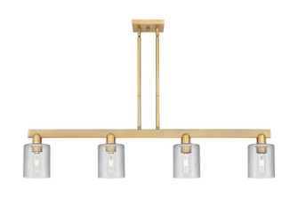 Arcadia Four Light Island Pendant in Brushed Brass (405|716-4I-BB-G112)
