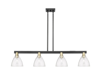 Arcadia Four Light Island Pendant in Black Antique Brass (405|716-4I-BAB-GBD-754)