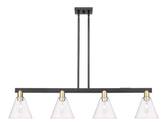 Arcadia Four Light Island Pendant in Black Antique Brass (405|716-4I-BAB-GBC-82)